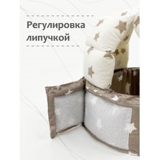 Шлем для защиты головы "Brown Stars / White Stars" 